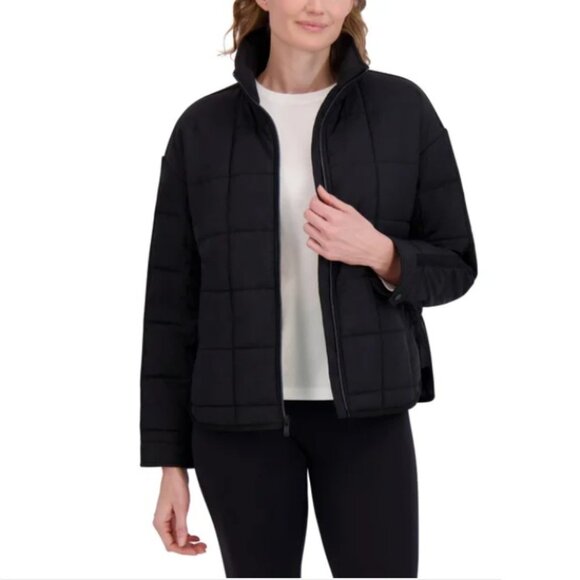 NWT Roxy Women's Quilted Jacket, Black - Picture 2 of 11